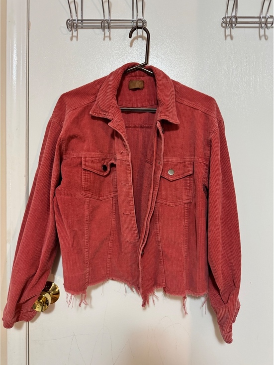 Jackets & Blazers - POL Corduroy Button-Up Jacket in Rose